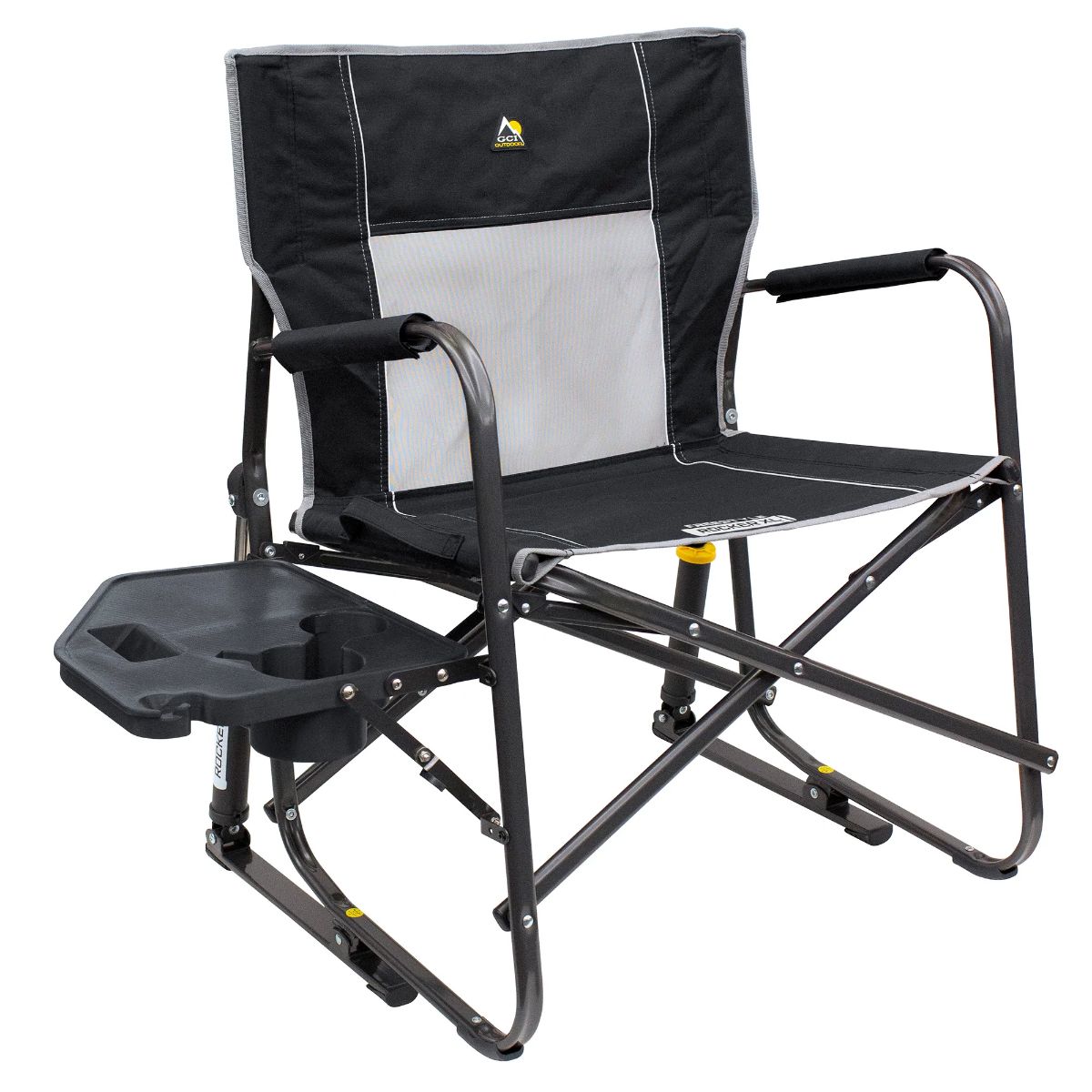 GCI Outdoor Freestyle Rocker XL with Side Table - Black