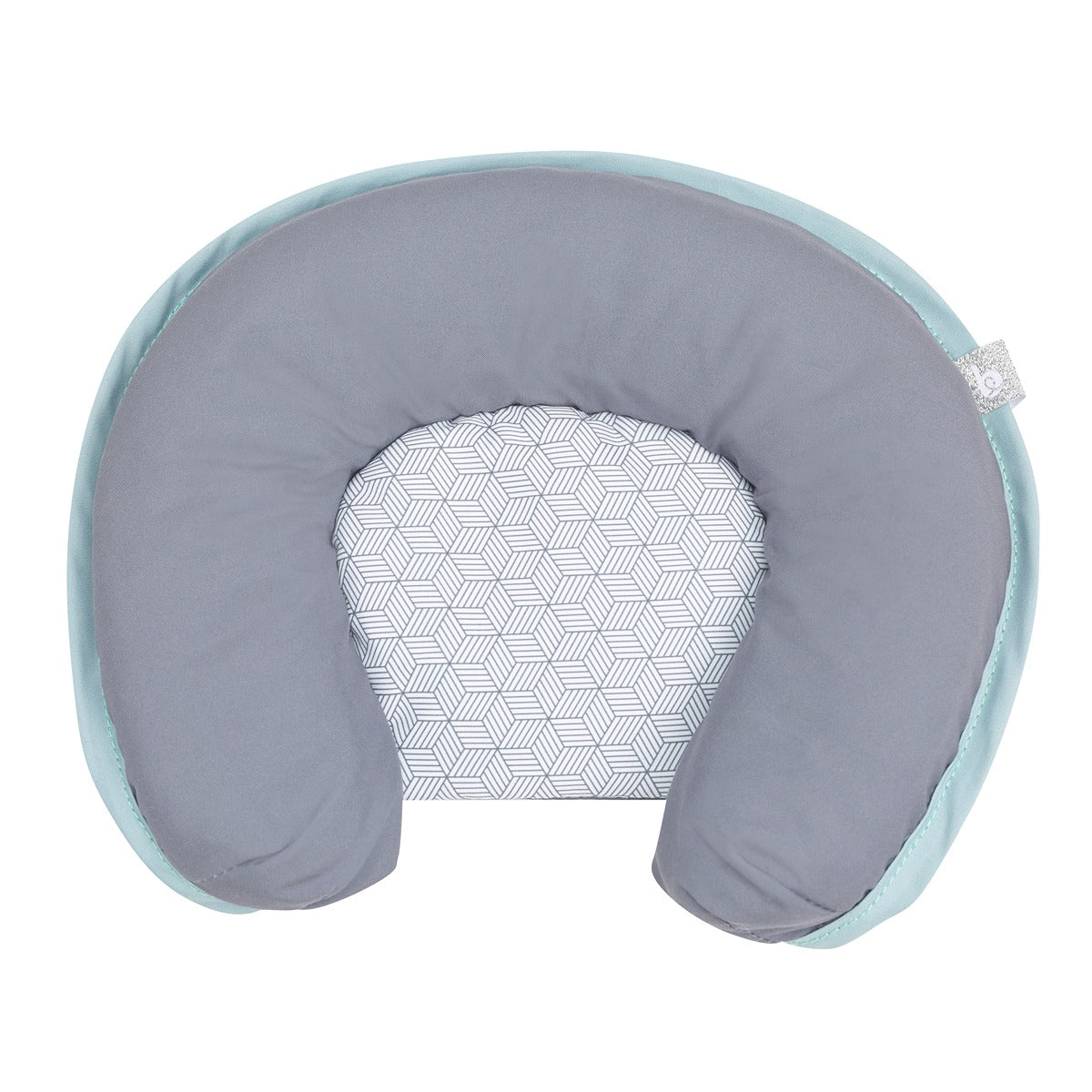 BabyMoov Graphik Baby Bouncer, Rocker Chair - 0m+ Recining Backrest, Cosy Cushioned Seat - Blue
