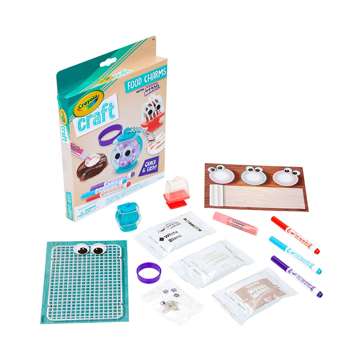 Crayola Craft Food Charms Craft Kit