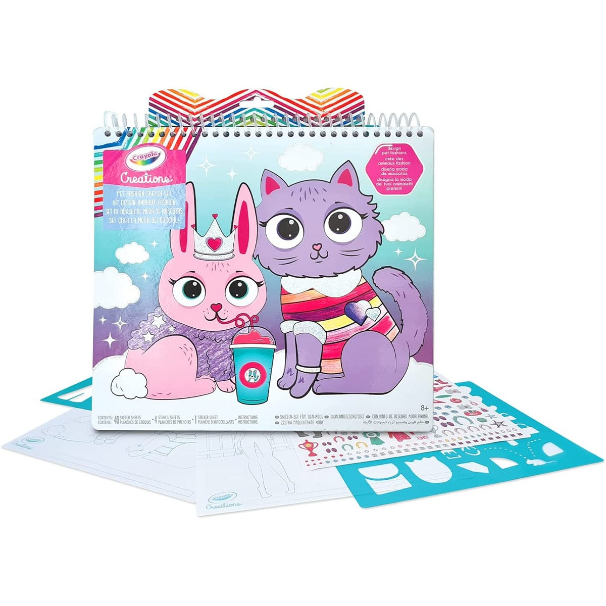 Crayola Creations Pets Fashion Sketch Set