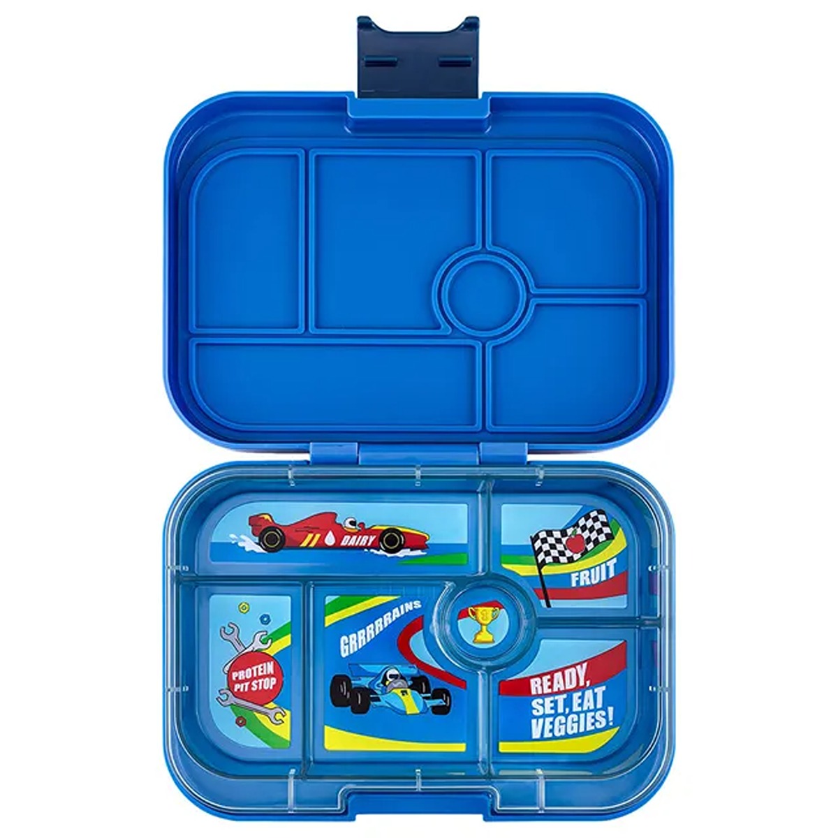 yumbox SURF BLUE RACE CARS 6C