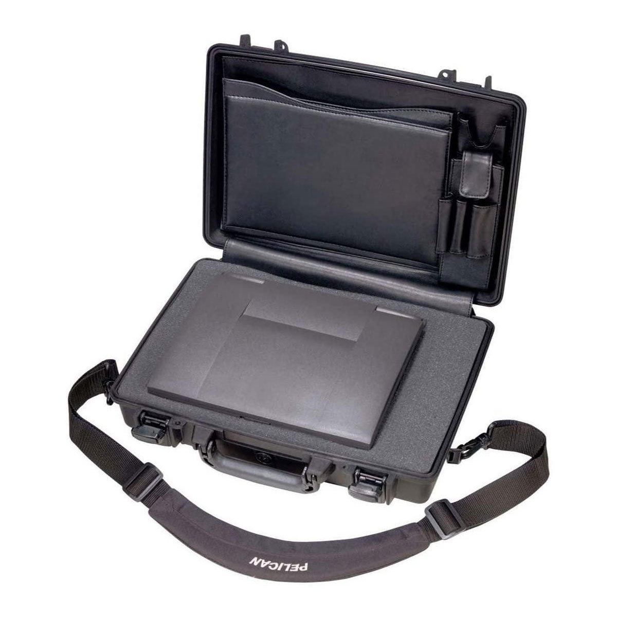 Pelican Computer Watertight Hard Case 1495CC 2 WL/Lid-Organizer & Foam - Black