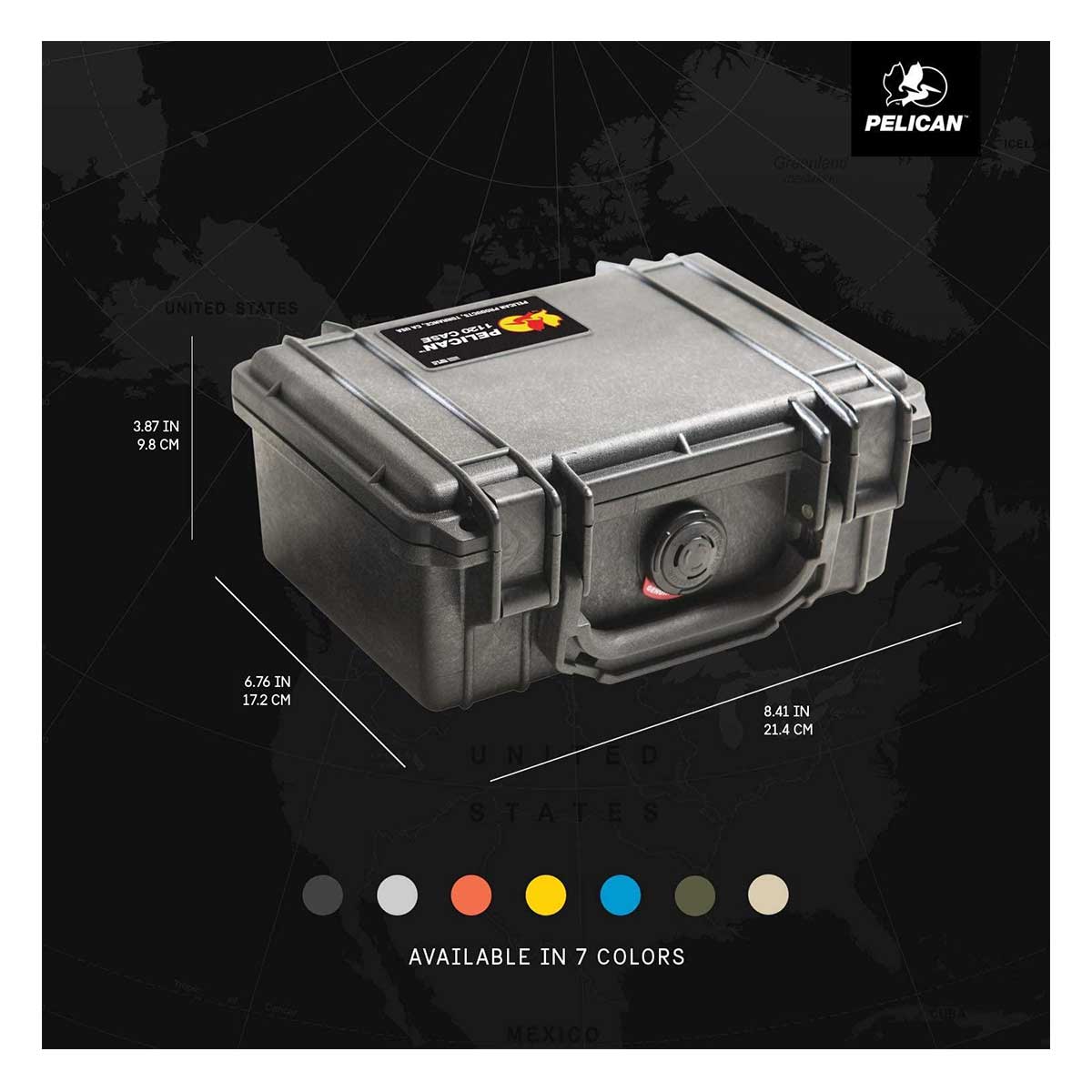 Pelican Case with Foam 1120 WL/WF - Silver