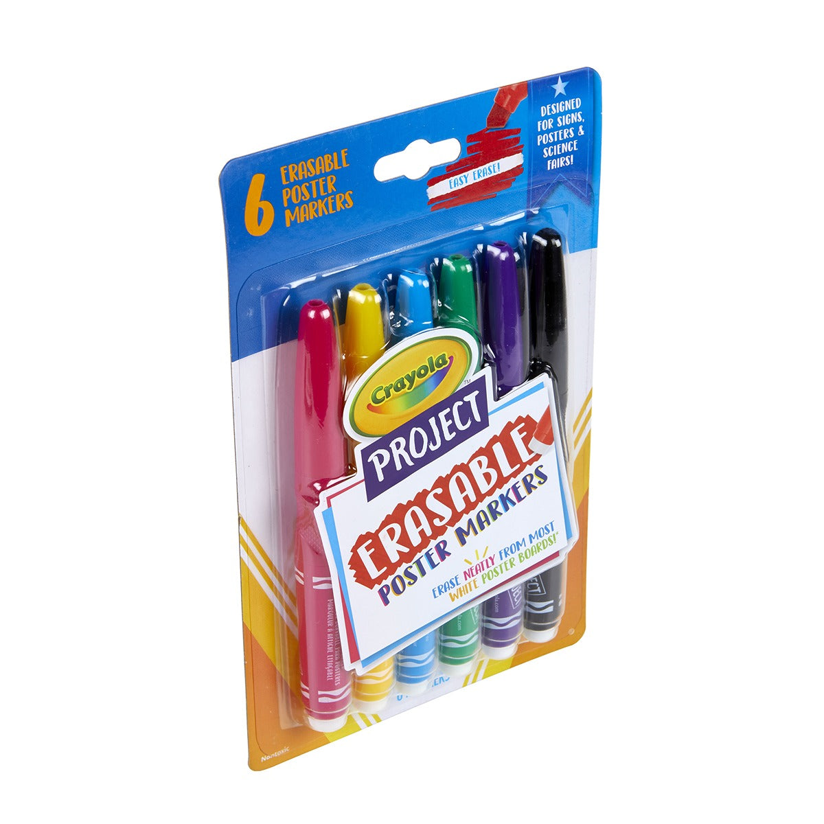 Crayola Project 6 ct. Erasable Poster Markers