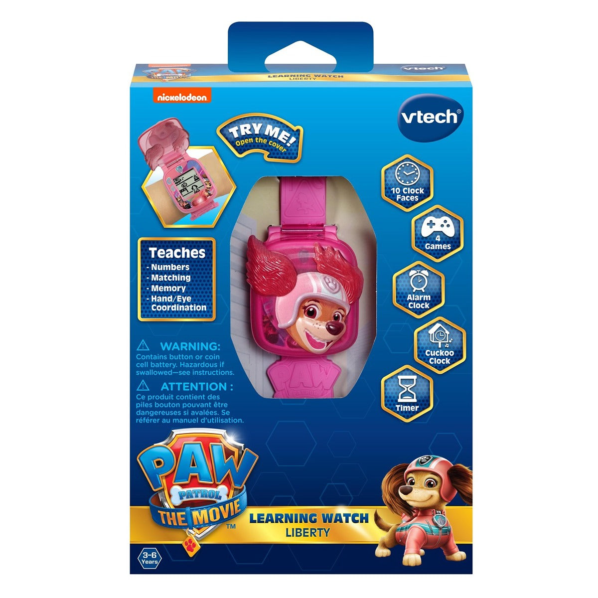 Vtech Paw Patrol Movie Liberty Learning Watch
