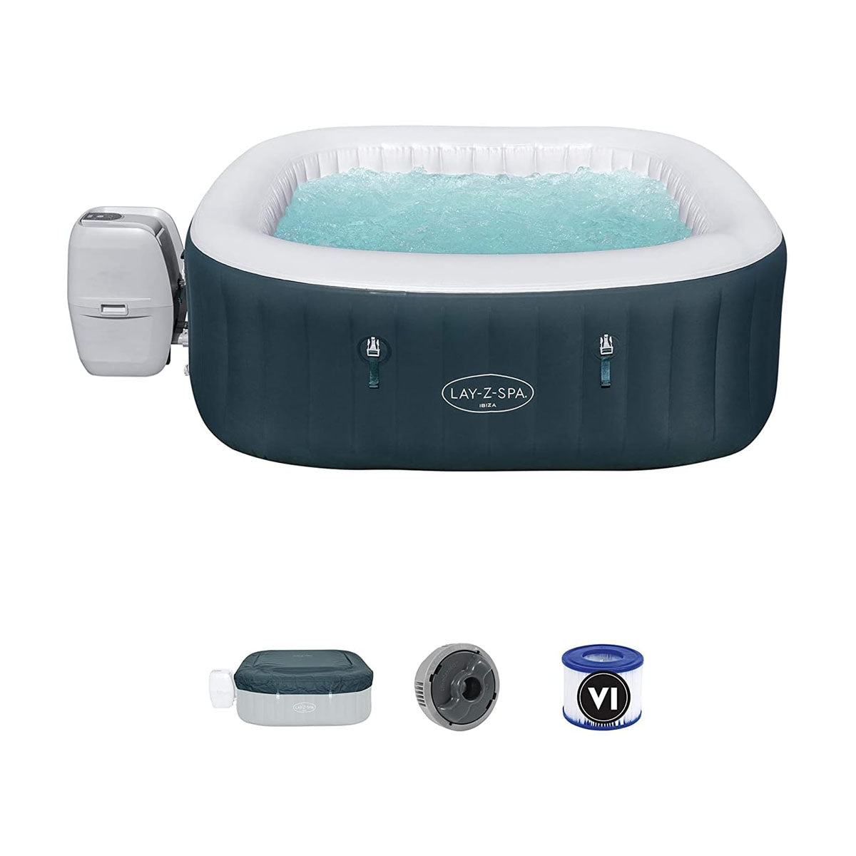 Bestway Bestway Lay-Z-Spa 71" x 71" x 26"/1.80m x 1.80m x 66cm Ibiza AirJet