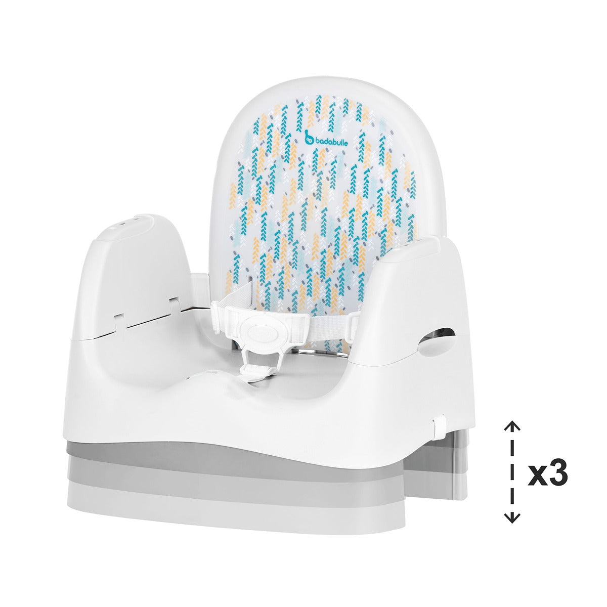 Badabulle - Trendy Feeding Comfort Booster Seat, Ultra Compact
