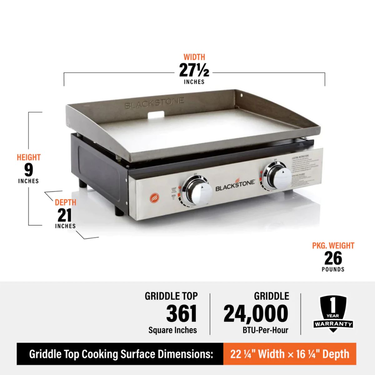 Blackstone 22 inch Table Top Griddle