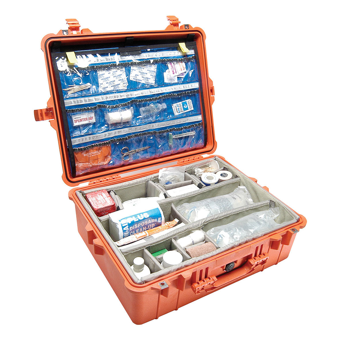 Pelican Protector EMS Case 1600EMS WL/ORG & DIV - Orange