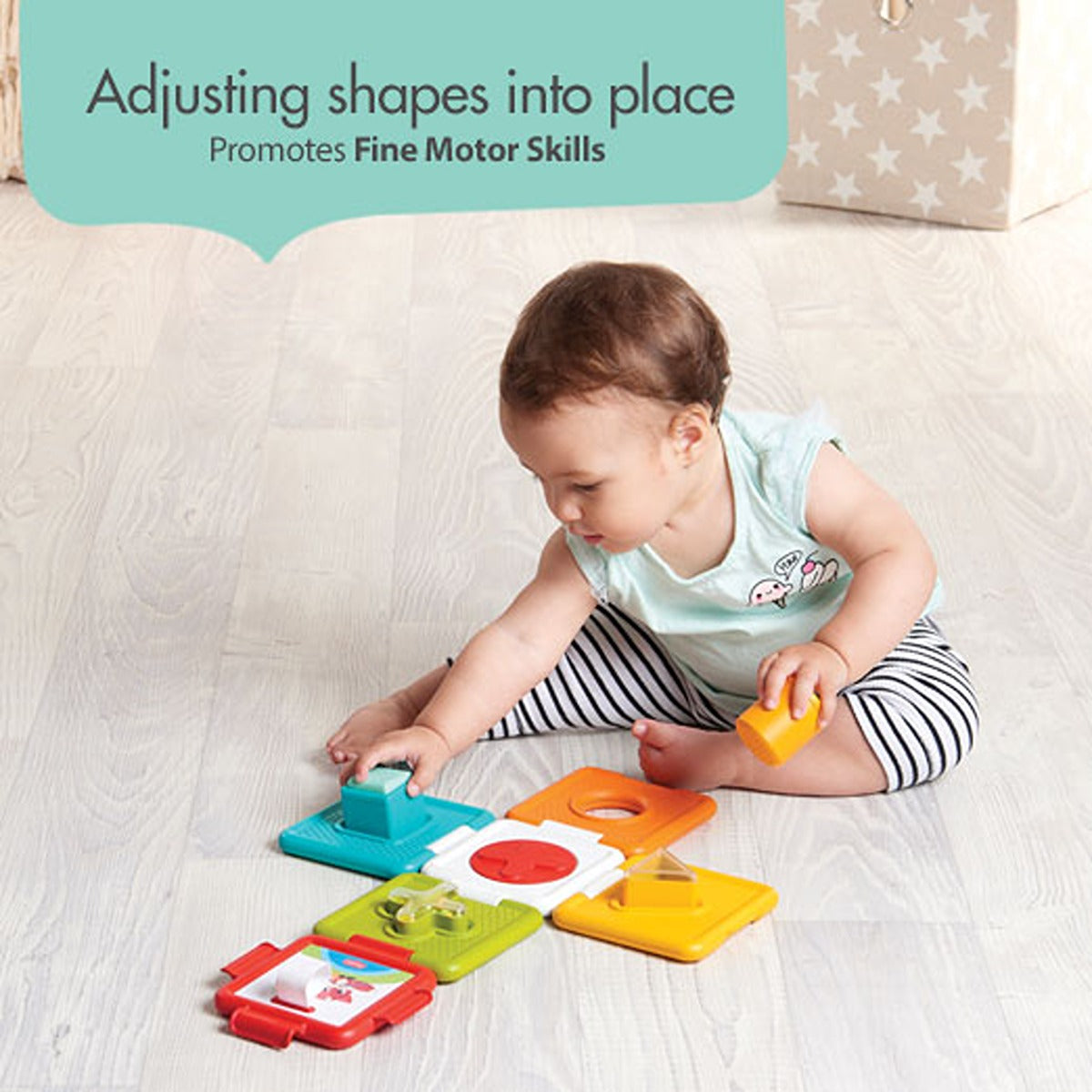Tiny Love - 2 IN 1 SHAPE SORTER & PUZZLE | 6 Months+ | Developmental Educational Toy, Improves Senses and Cognition
