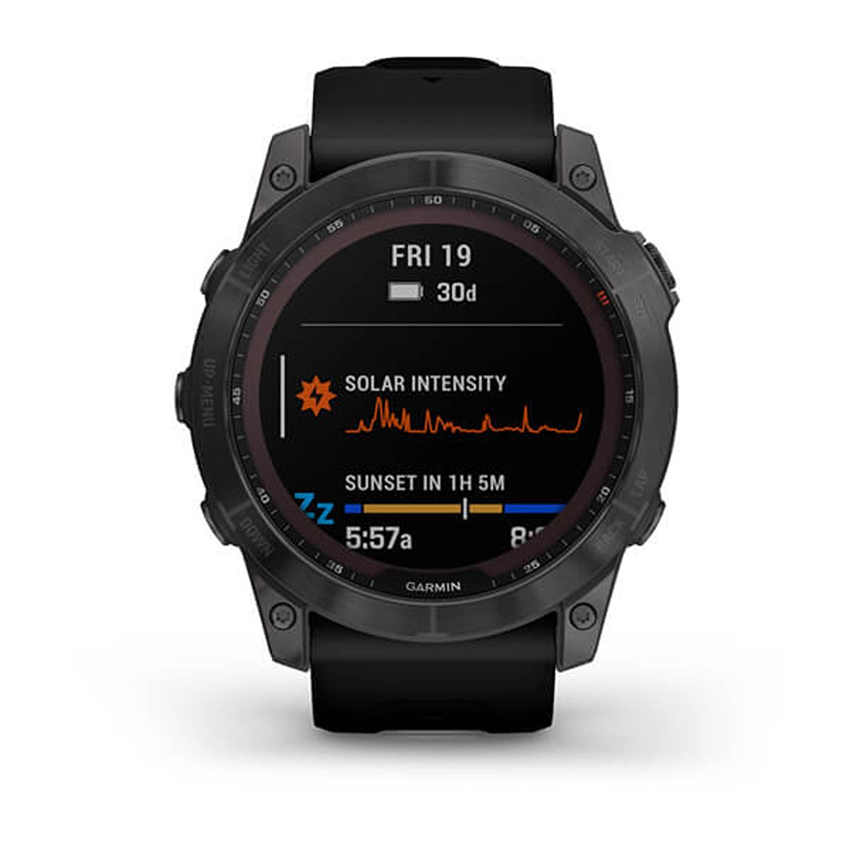 Garmin Fenix7X Saph/Carbon Gray/ti w/Silicone