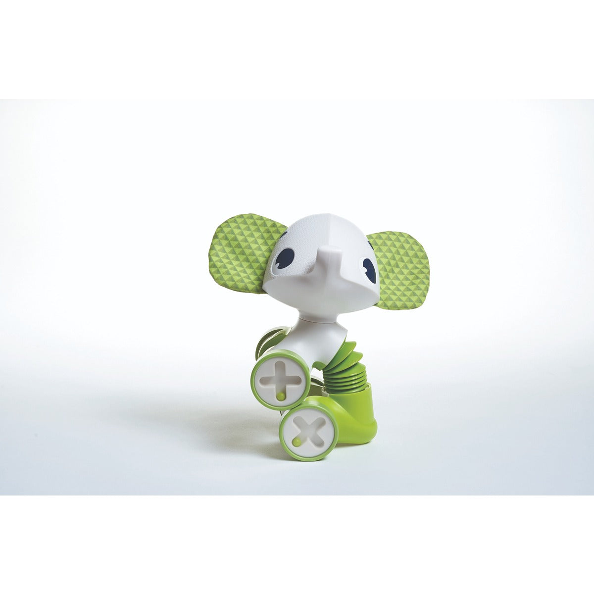 Tiny Love TINY ROLLING TOY - SAMUEL THE ELEPHANT | 3 months + Babies | Cognition Developing Flexible Toys | Green