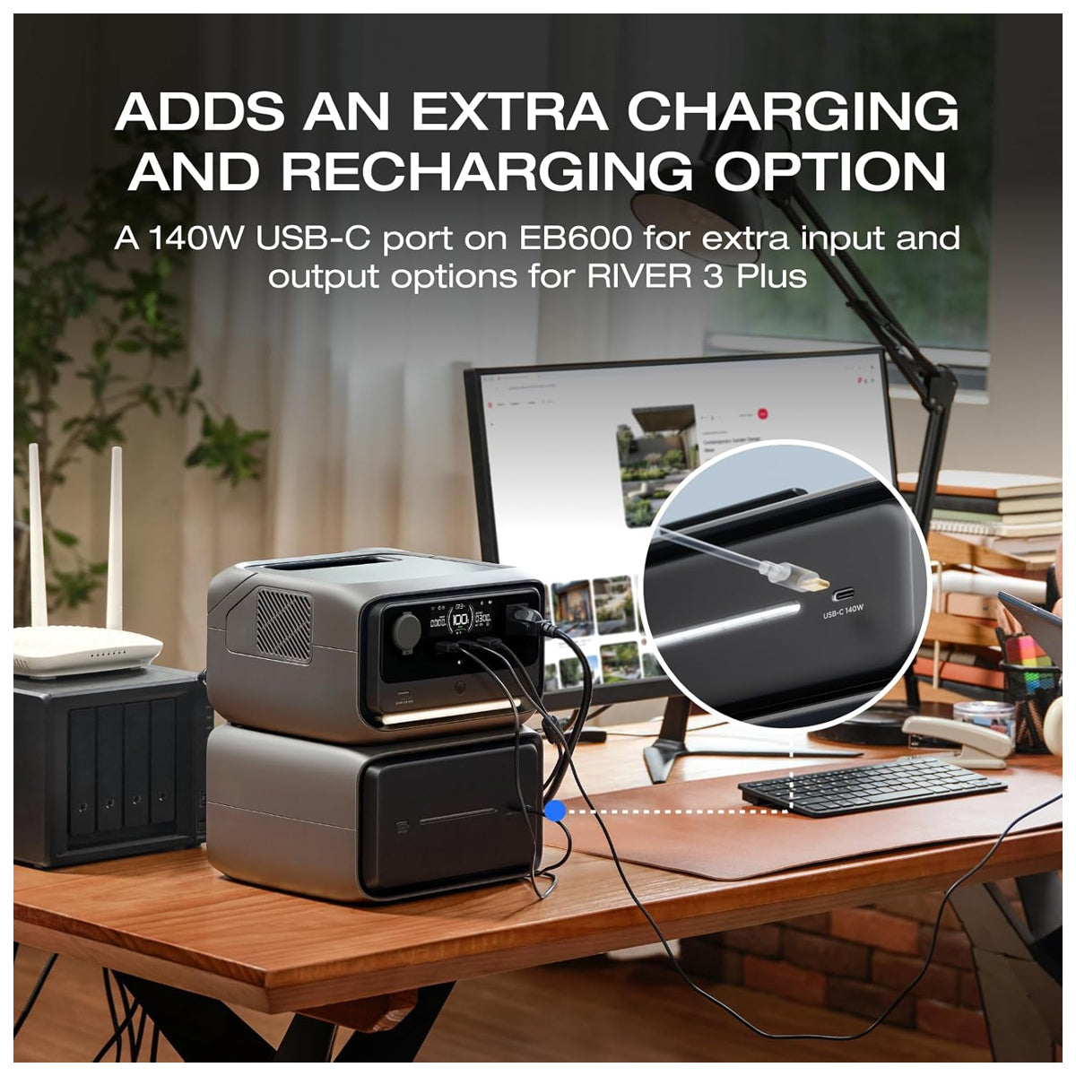 Ecoflow RIVER 3 Max Plus Portable Power Station with EB600 Battery