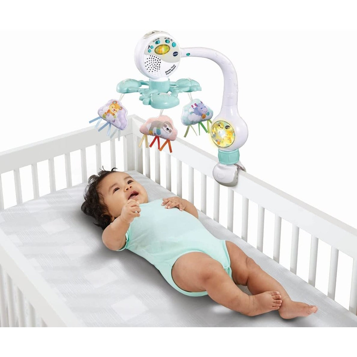 Vtech Sleepy Time Travel Mobile | Sensory On-the-Go Baby Mobile with Music & Sounds | Suitable for Ages 0 - 24 Months
