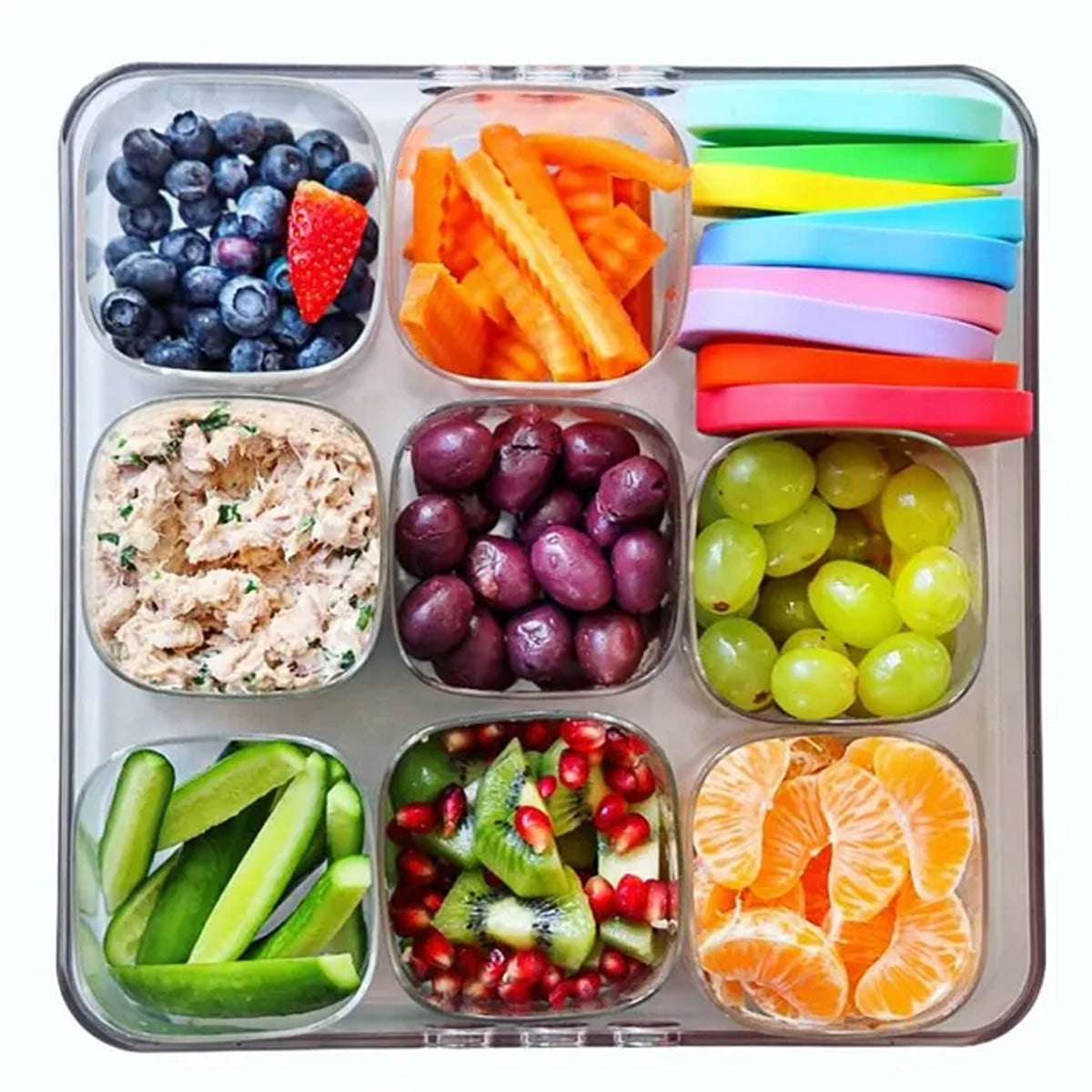 yumbox Yumbox Chop chop Tray for 9 (Square)