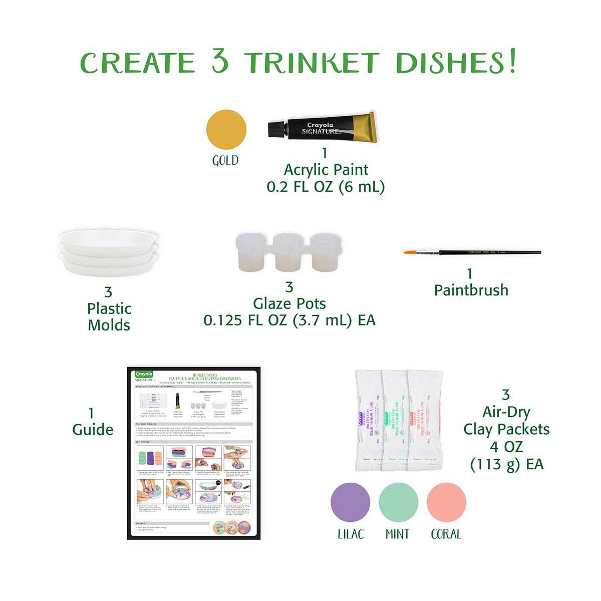 Crayola Signature, Make Your Own Trinket Dishes