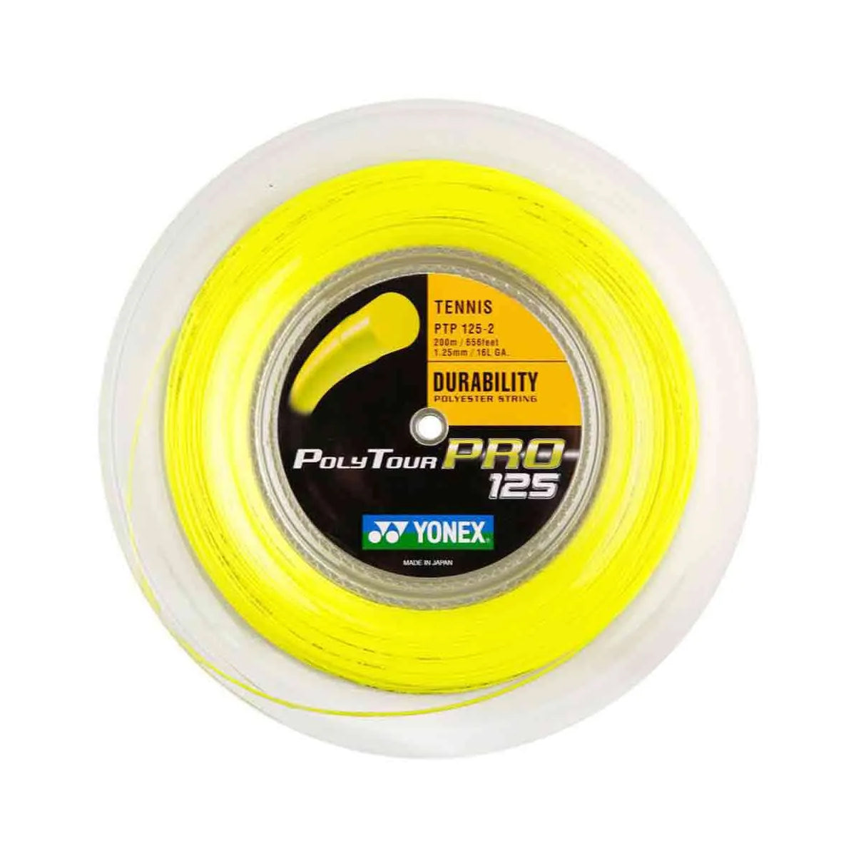 Yonex Yonex Tennis String Ptp130-2Fl.Yelow 200Mtr/Coil-