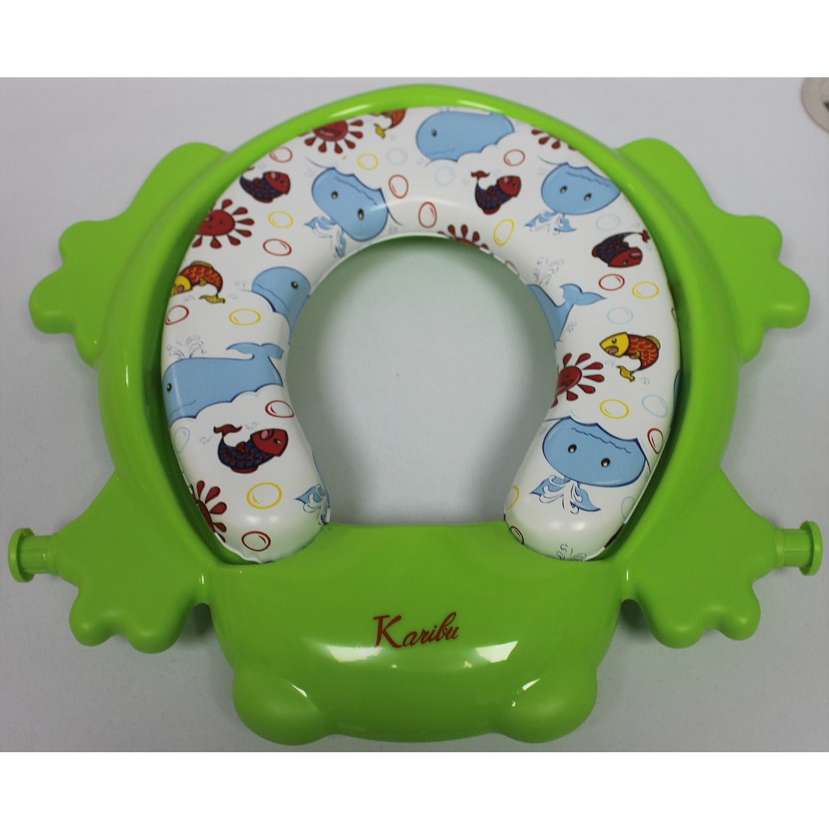 Karibu Frog shape Cushion  Potty seat with Ladder - Green