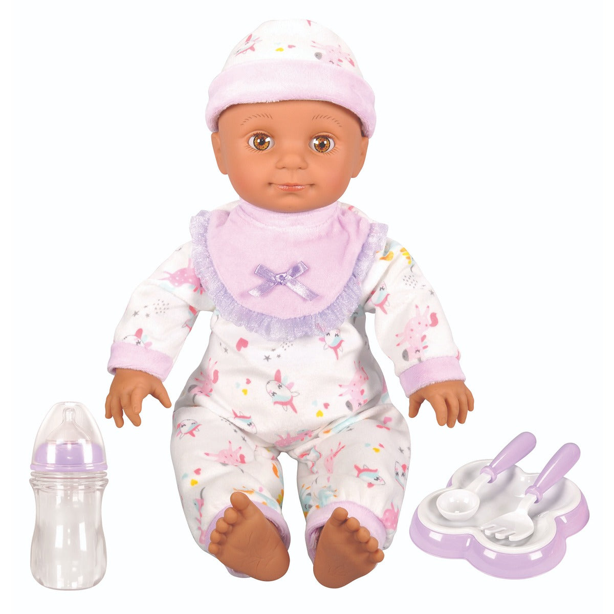 Lotus 18" inch, Soft-bodied Baby Doll ? Hispanic (No Hair)