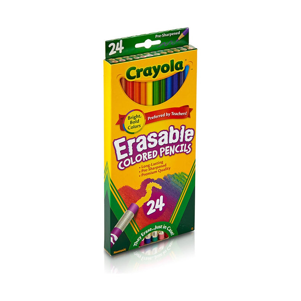 Crayola Erasable Colored Pencils, 24 Count