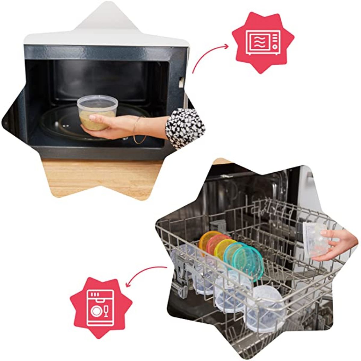 Badabulle Set of 12 Reusable jars 250 ml, 100% airtight