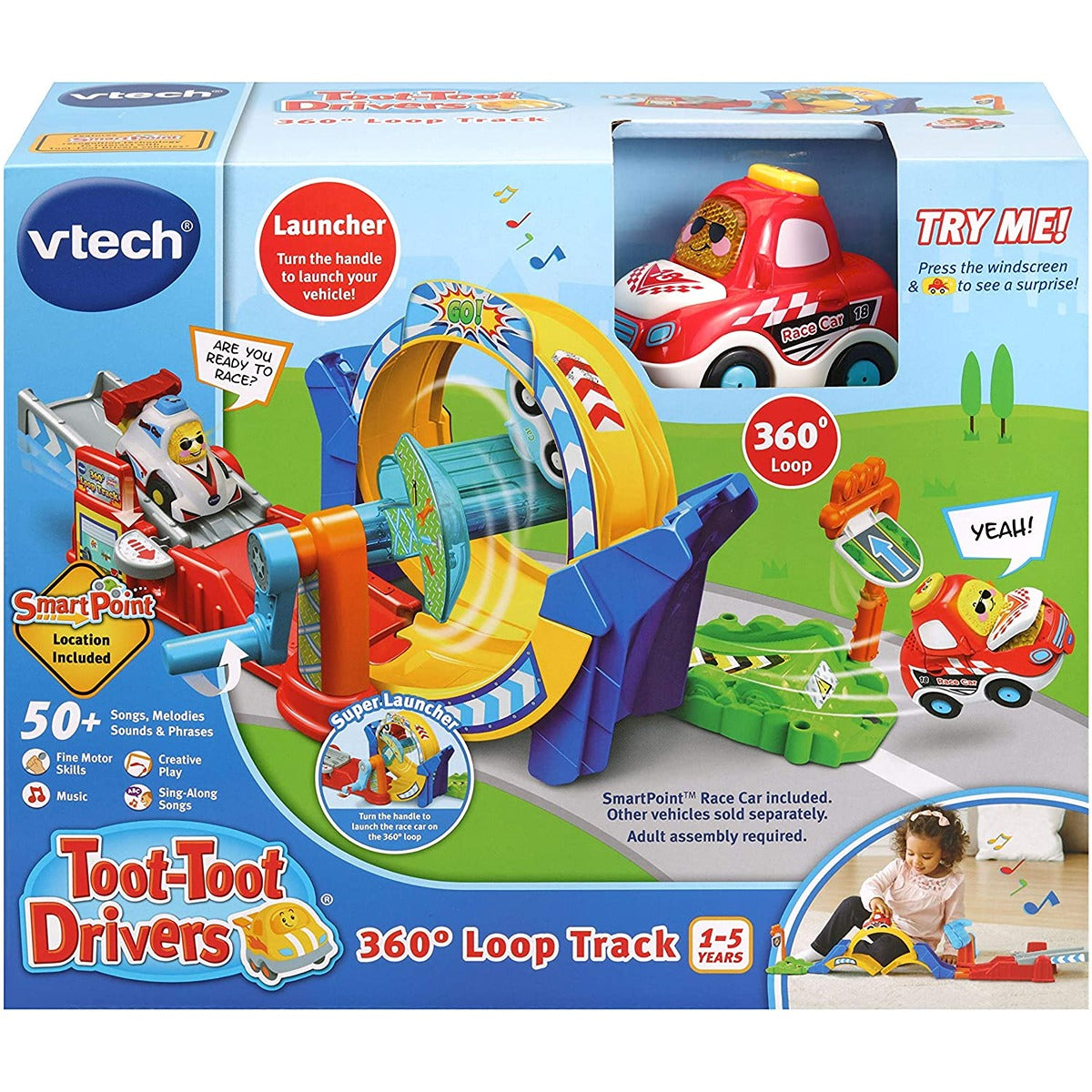 Vtech Toot-Toot Drivers 360 Degree Loop Track Baby Toy