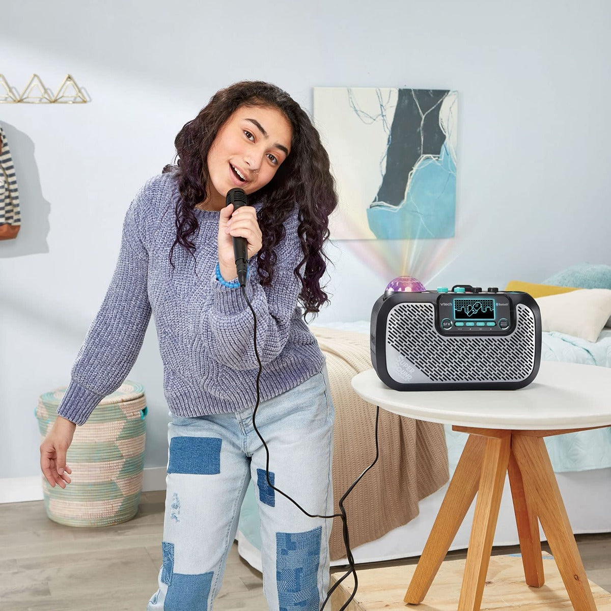 Vtech Super Sound Karaoke | Portable Karaoke Speaker With Microphone| Musical Toy Suitable for Boys & Girls 14+ Years