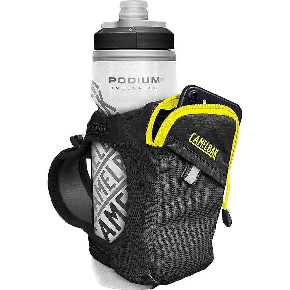 CamelBak Quick Grip Chill Handheld 21oz, Black/Safety Yellow