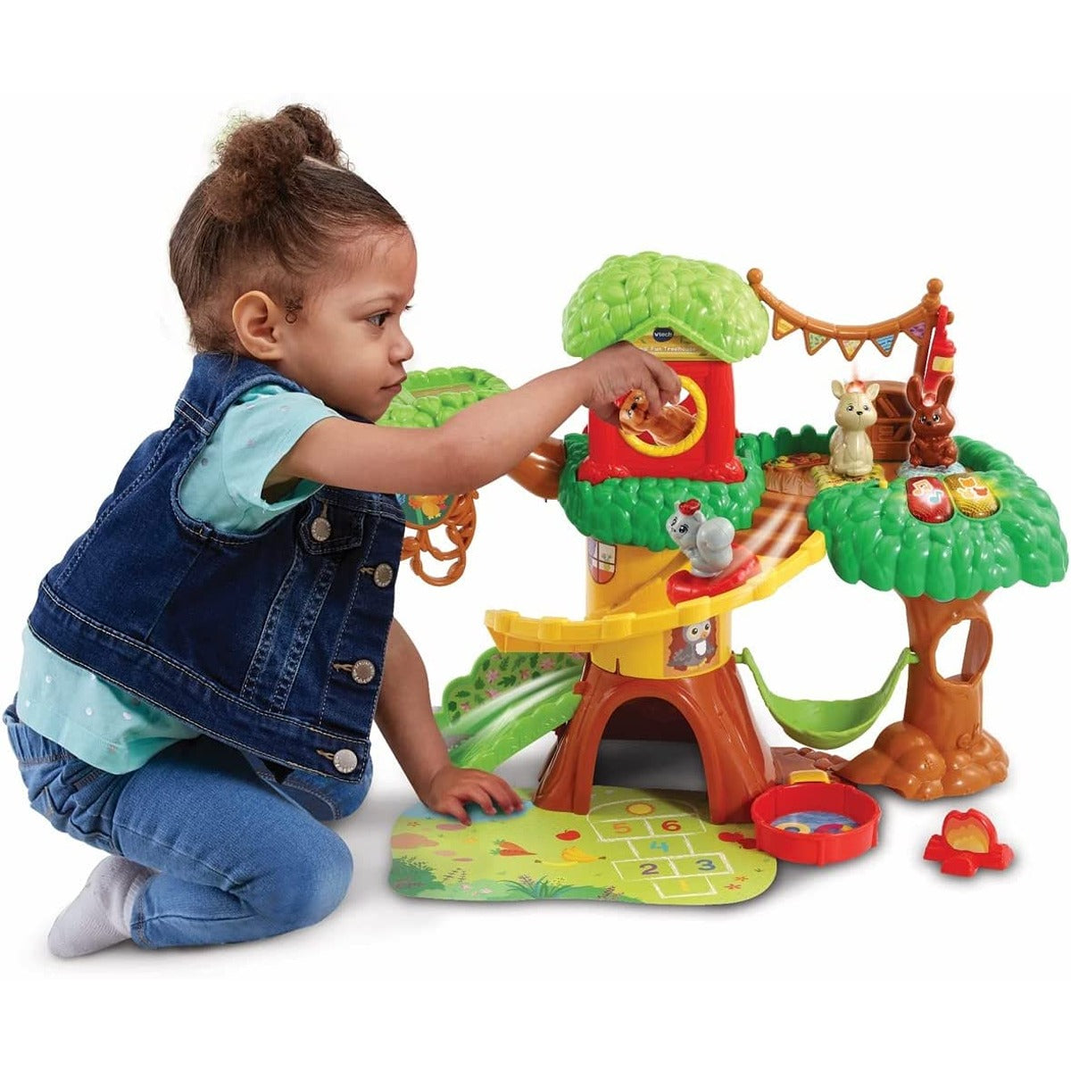 Vtech Animal Fun Treehouse | Interactive Toy for Kids with Phrases & Sounds | Suitable for Boys & Girls 1, 2, 3, 4+ Years