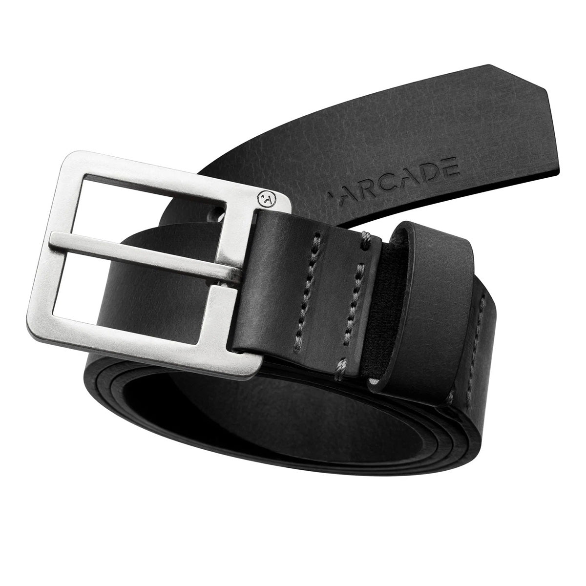 Arcade Padre Black Leather Belt L