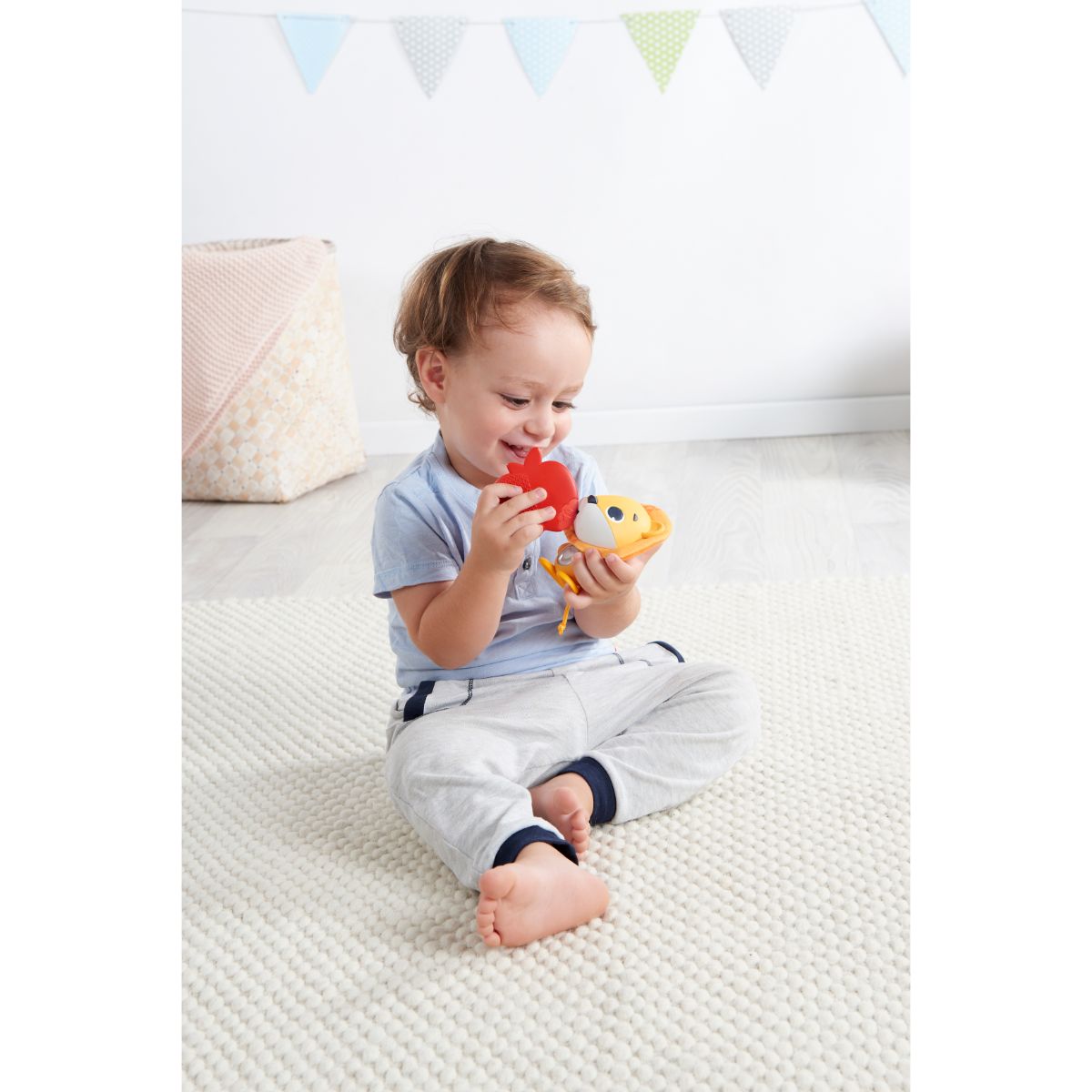 Tiny Love - WONDER BUDDY LEONARDO | 1 Year+ | Interactive, Developmental Electronic Baby Toy | Lion - Orange