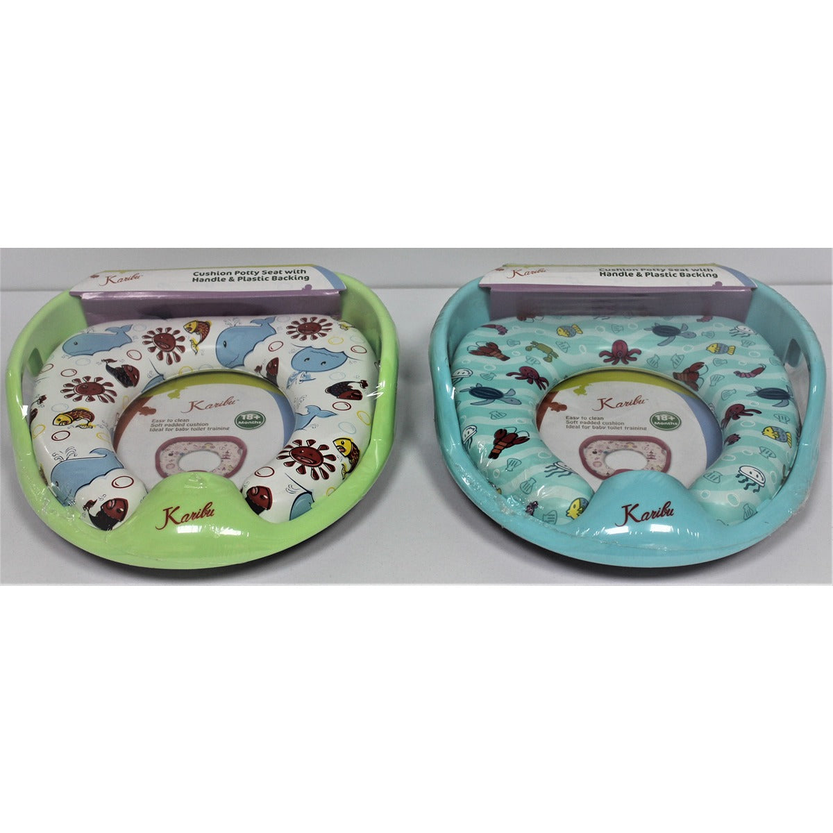 Karibu Cushion Potty Seat With Handle Green