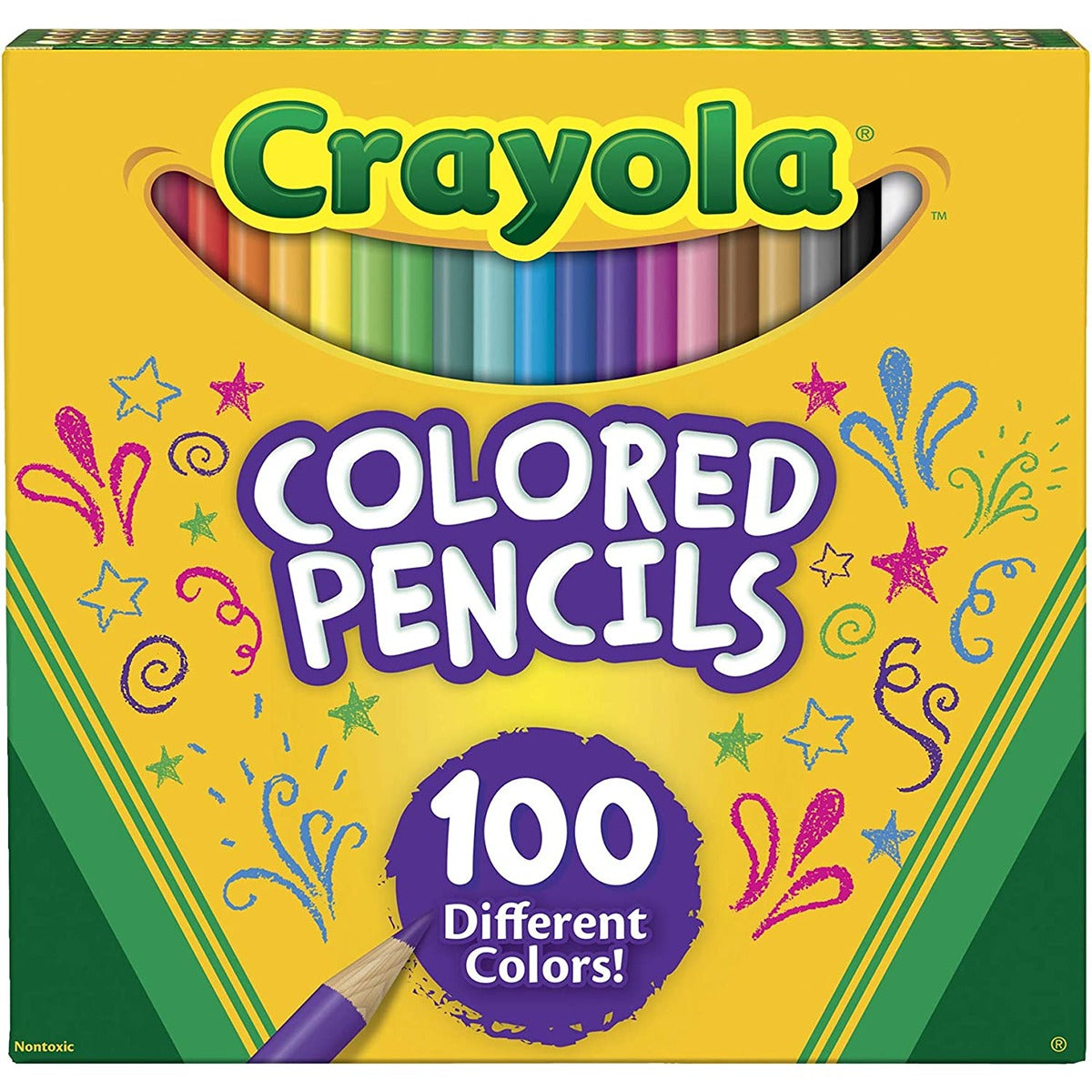 Crayola Colored Pencils Set (100), Gifts for Kids & Adults