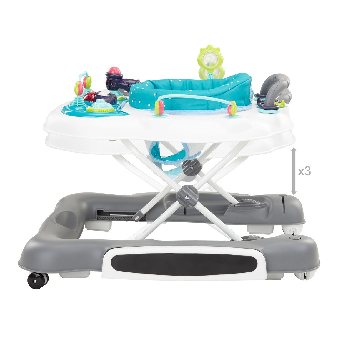 BabyMoov - 5 IN 1 BABY WALKER (PUSH TOY, SWING, 360آ° SEAT & PLAY AREA)