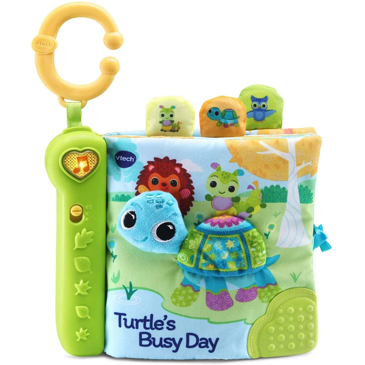 Vtech Turtle&quot;s Busy Day Soft Book, Green