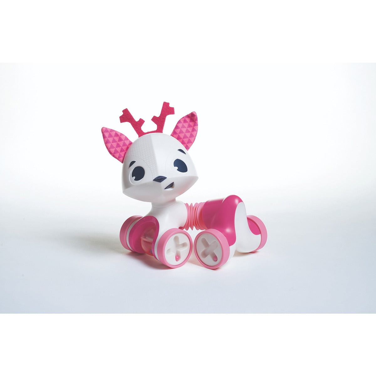 Tiny Love TINY ROLLING TOY - FLORENCE THE FAWN | 3 months + Babies | Cognition Developing Flexible Toys | Pink