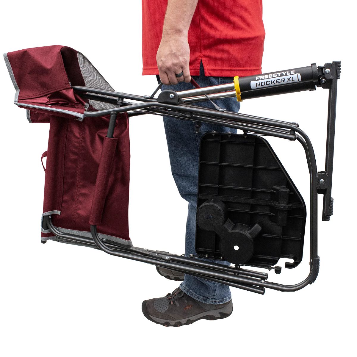 GCI Outdoor Freestyle Rocker XLأ¢â€‍آ¢ with Side Table Cinnamon