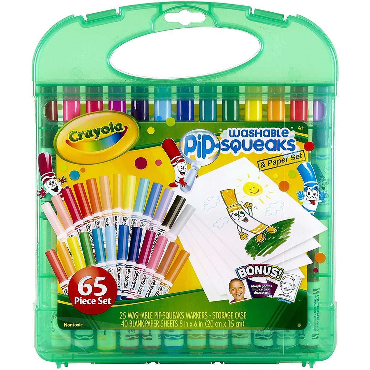 Crayola Washable Pip-Squeaks? & Paper, 65 Piece Set