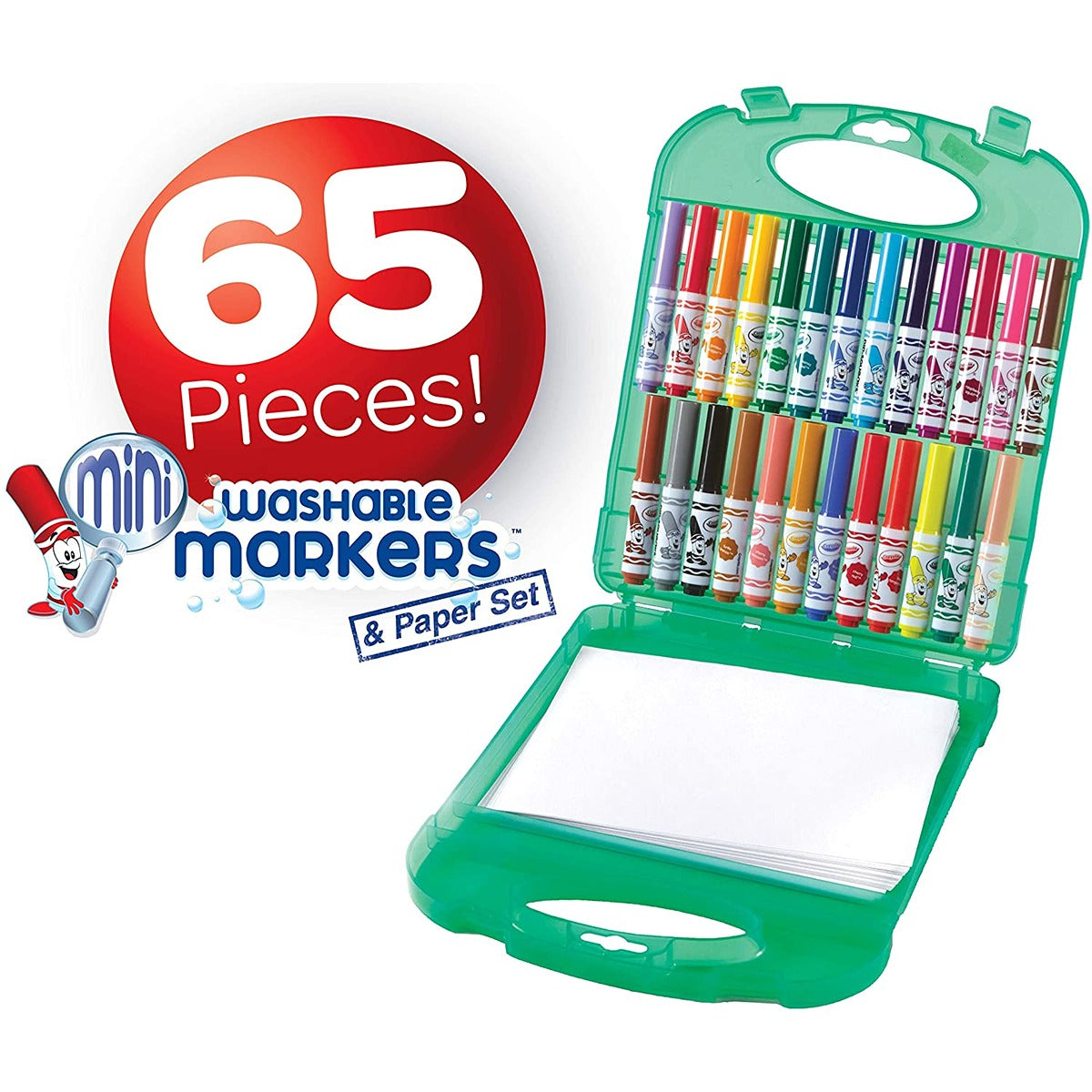 Crayola Washable Pip-Squeaks? & Paper, 65 Piece Set