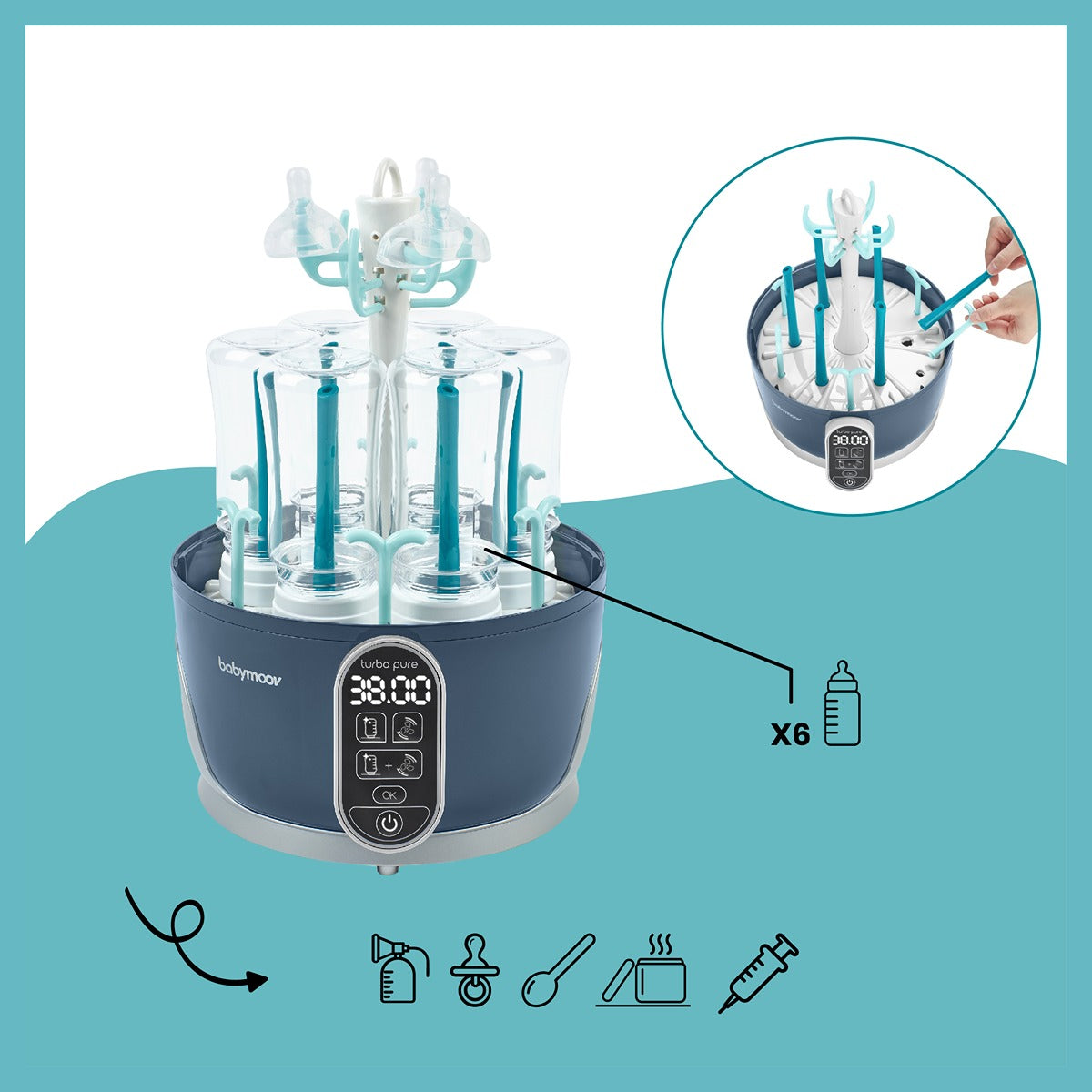 BabyMoov Turbo Pure Sterilizer Dryer