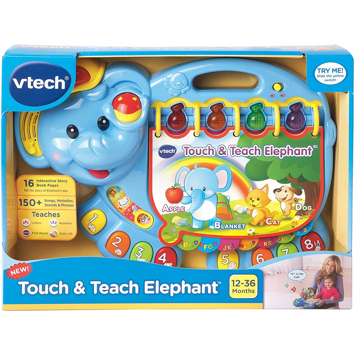 Vtech Touch and Teach Elephant Book