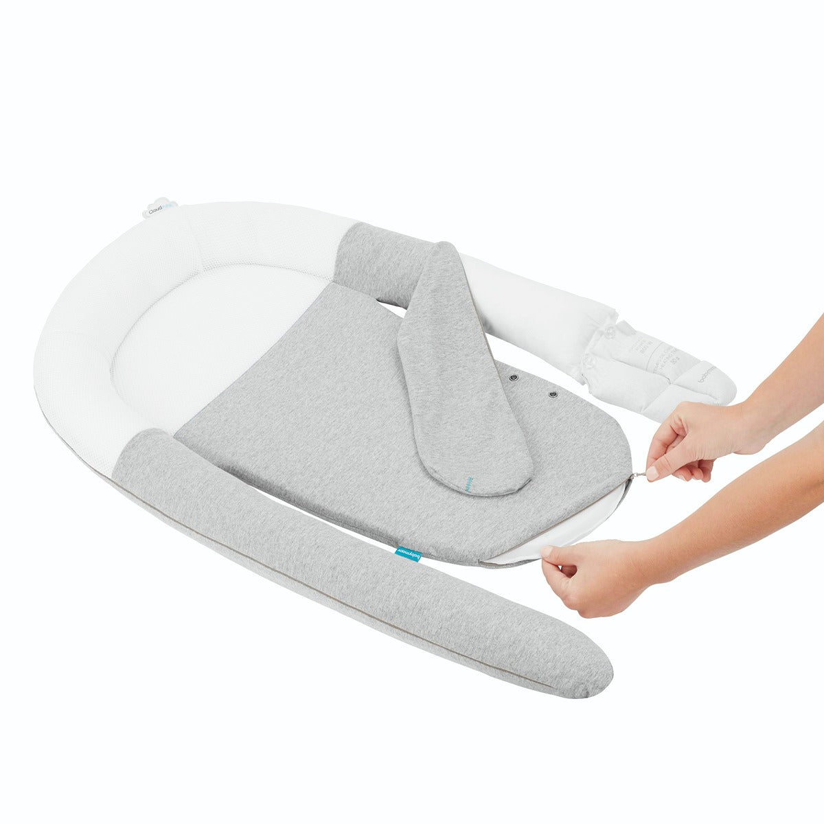 BabyMoov CloudNest Organic Soothing Lounger - Original Colic Reducing Nest with a Warm Womb-Like Feel