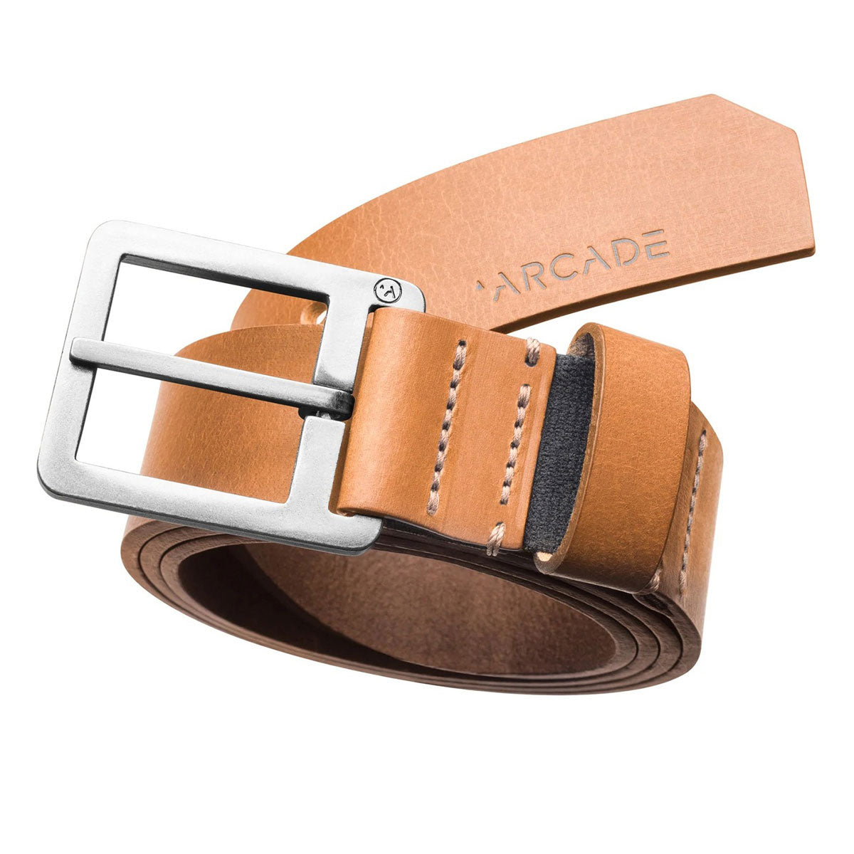 Arcade Padre Tan Leather Belt M