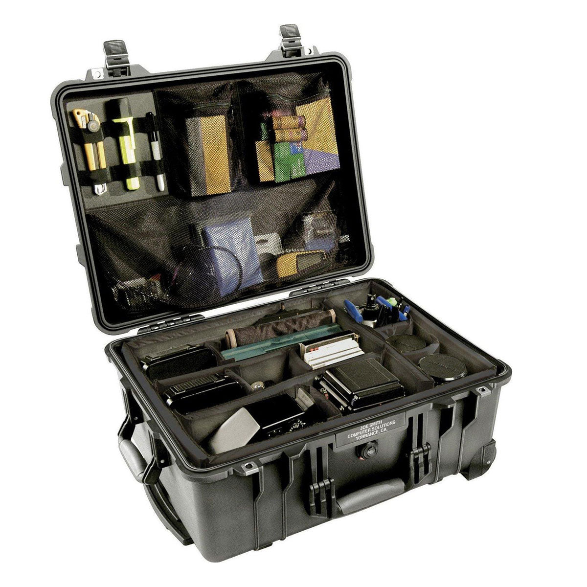 Pelican Protector Case With Dividers 1564 WL/WD - Black