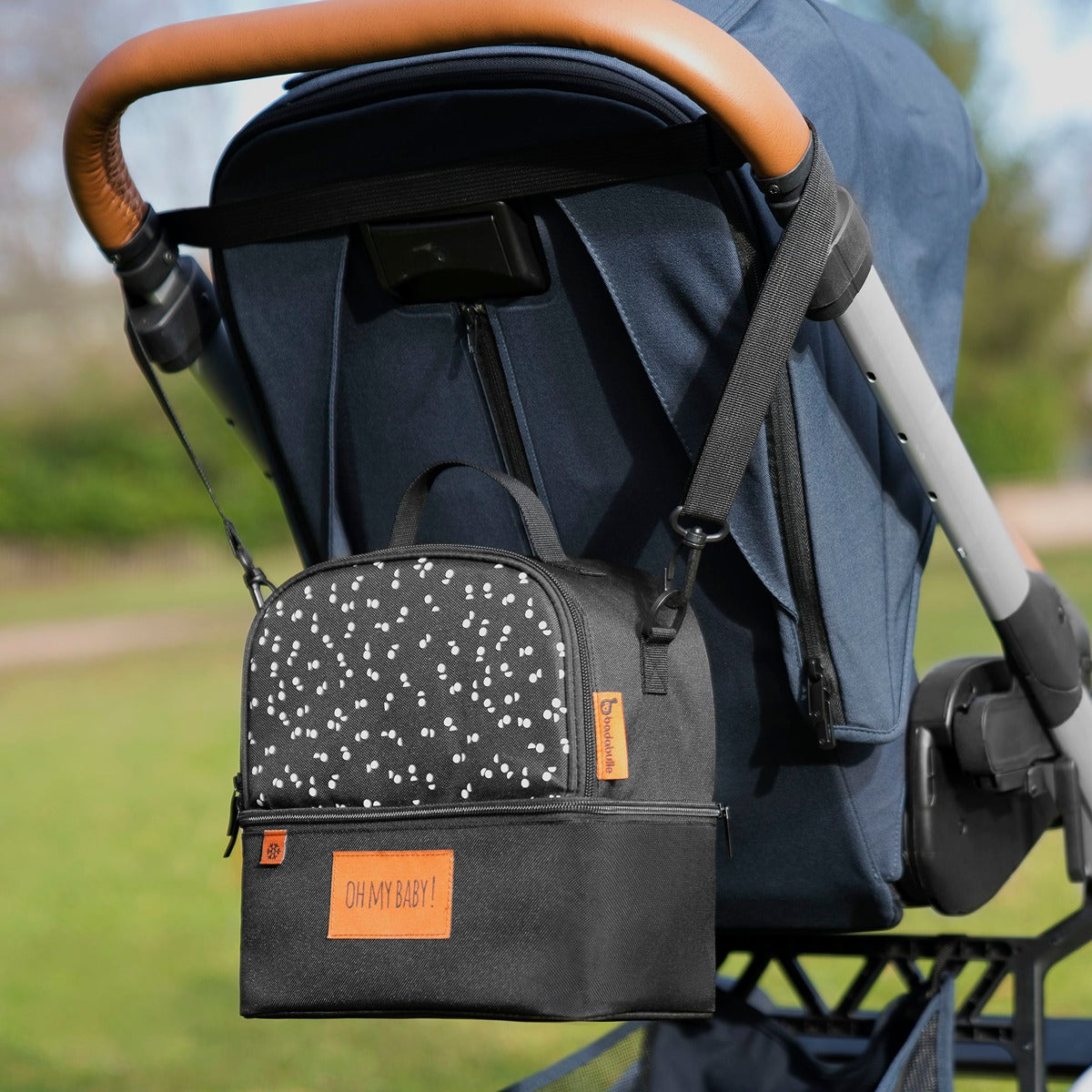 Badabulle Pick & Go Multipocket Insulated Lunch Bag, 5L Waterproof Insulated Bag