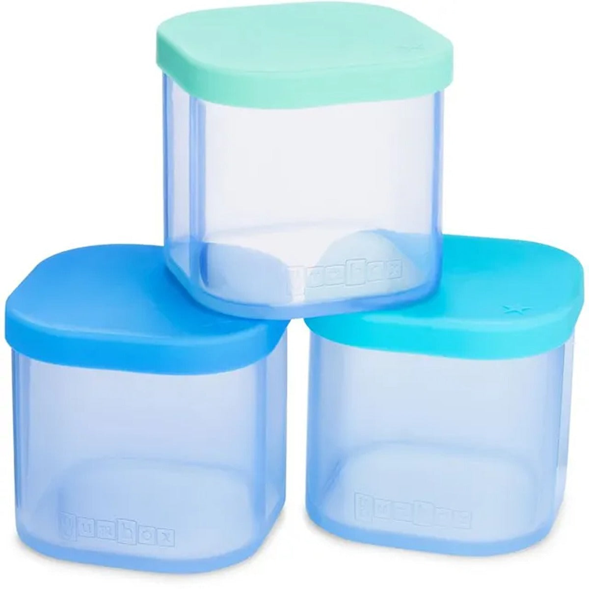 yumbox ?Yumbox Chop Chop Silicone Cubes - Crisp Set - Set of 3