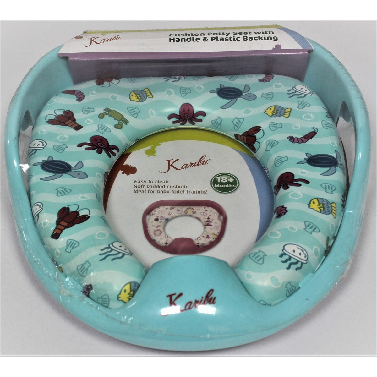 Karibu Cushion Potty Seat With Handle Blue