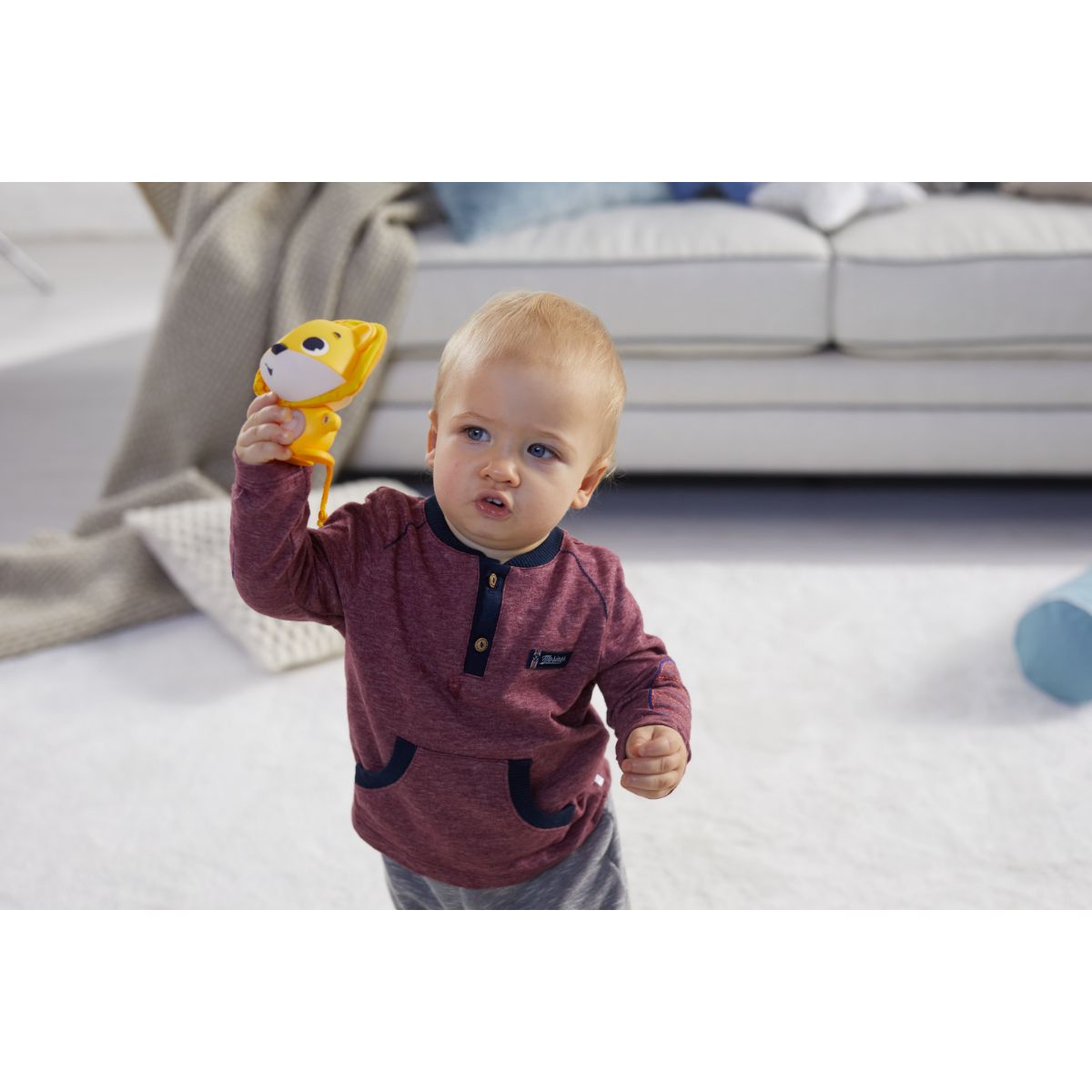 Tiny Love - WONDER BUDDY LEONARDO | 1 Year+ | Interactive, Developmental Electronic Baby Toy | Lion - Orange