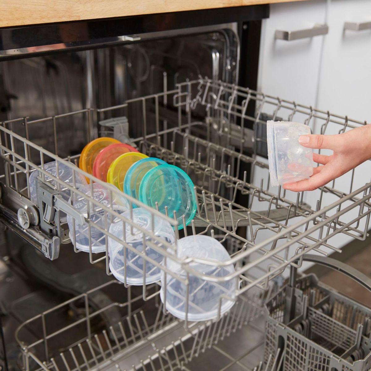 Badabulle Baby Bowls with Lid / Food Storage Containers - 5 X 250ml