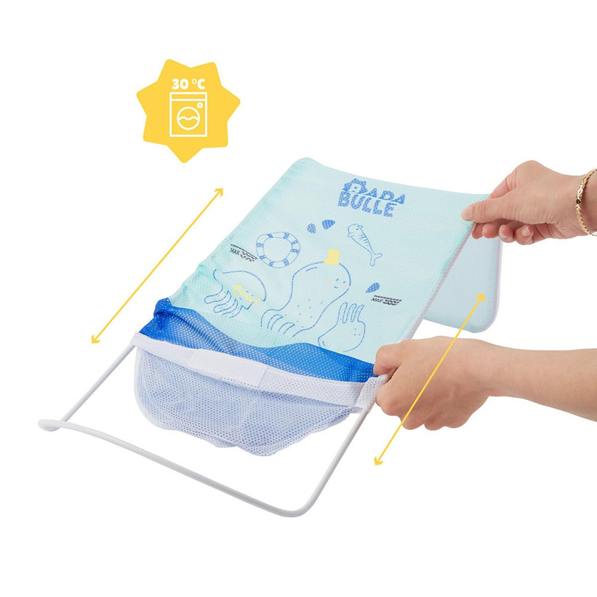 Badabulle Ergonomic Newborn Baby Bath Support